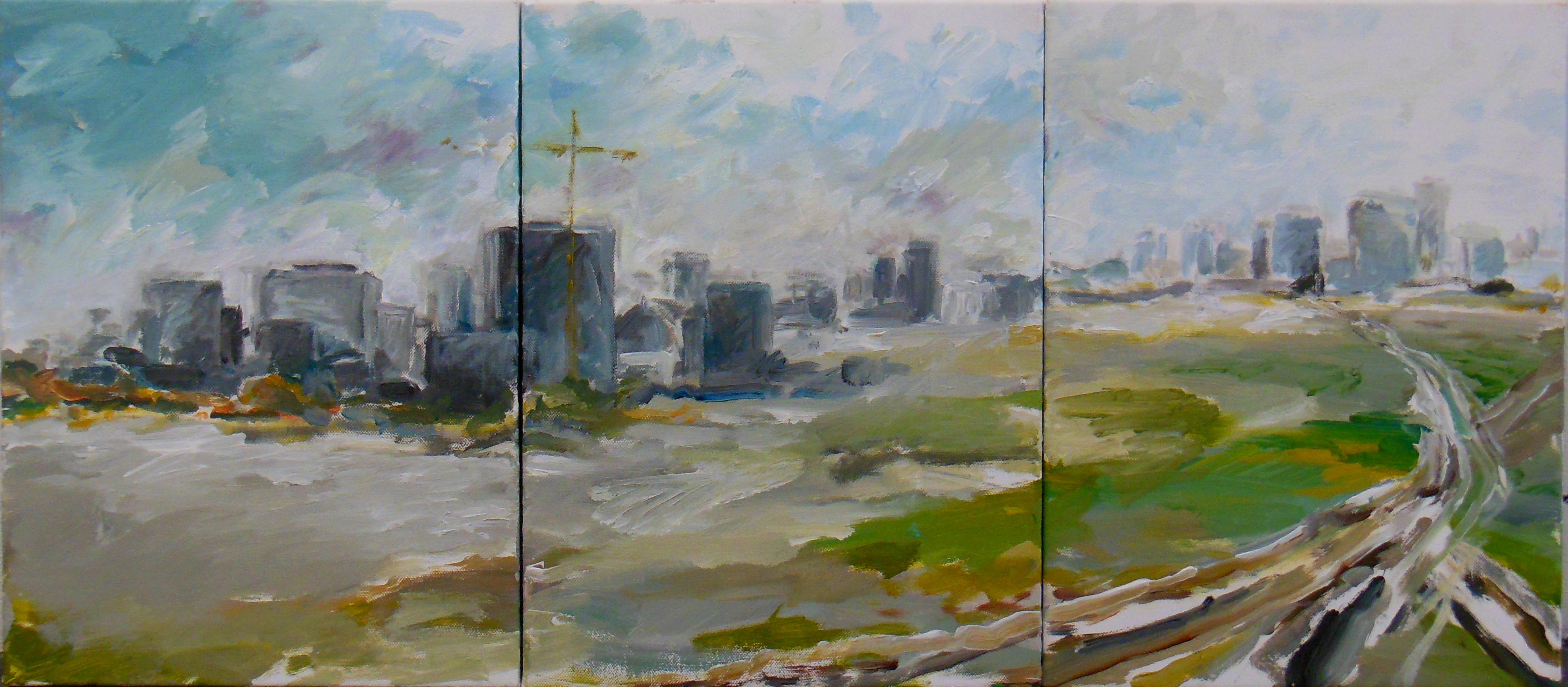 Skyline Brussel (3luik)